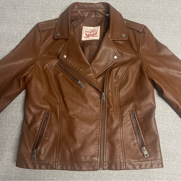 Levi's womens The Classic Faux Leather Moto Jacket - Picture 4 of 14